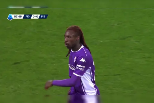 [Highlights] A Warning Shot: Keane Holds Off Defender and Lays Back, N'Dour's Long-Range Strike Poses Threat