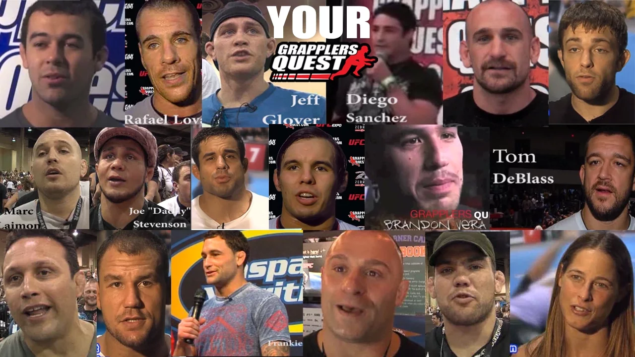 Your Grapplers Quest by Marcelo Garcia Frankie Edgar Brandon Vera Renzo Gracie Lovato Ryan Hall background
