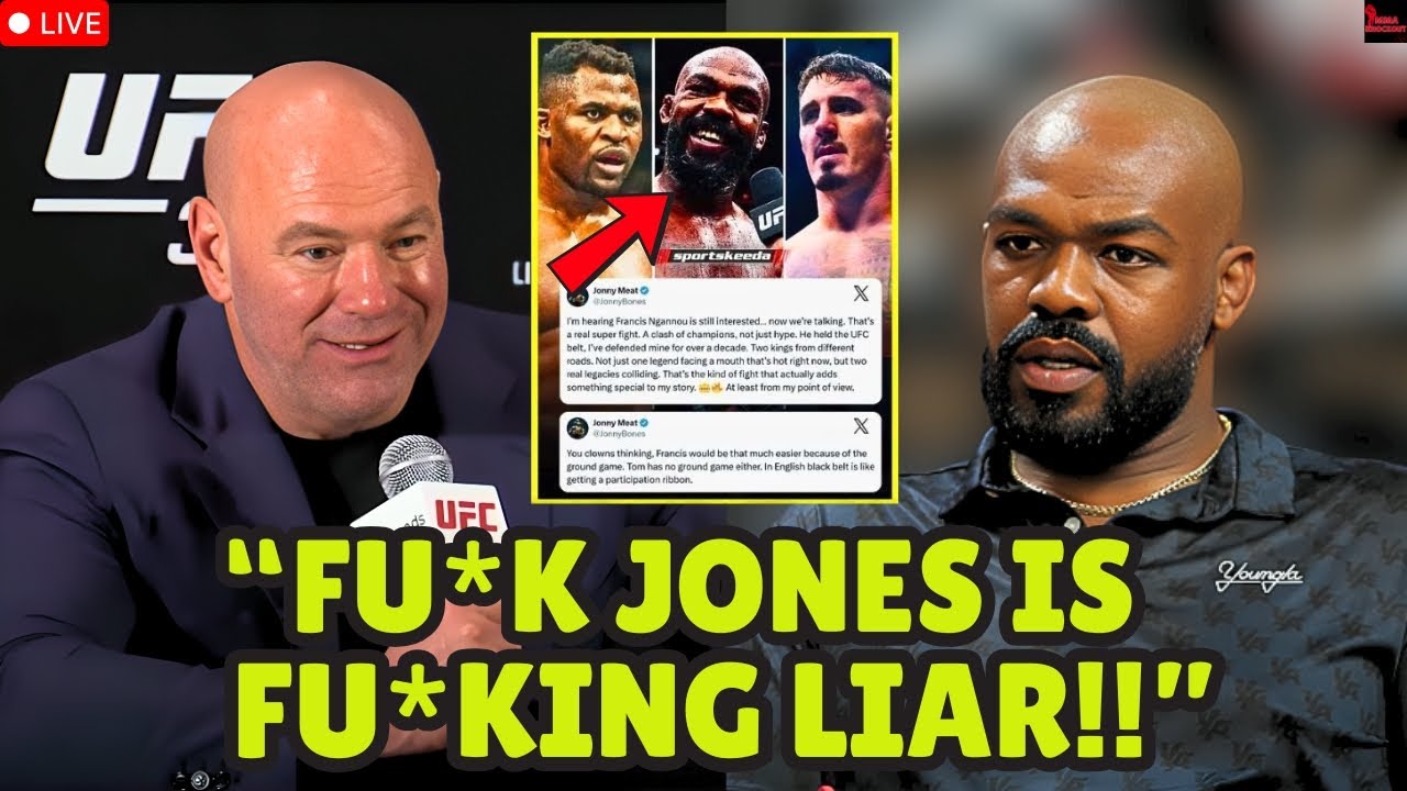 Dana White CONFIRMS Jon Jones Ready to Fight Tom Aspinall: Jones TAUNTS Tom!