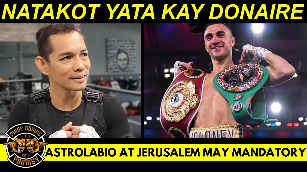 Moloney umatras kay Donaire, Gaballo nalang? | Astrolabio at Jerusalem inaayos World Title Fights backdrop