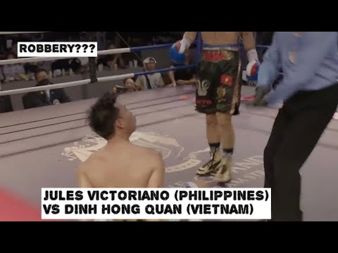 JULES VICTORIANO (PHILIPPINES) VS DINH HONG QUAN (VIETNAM) IBF LIGHTWEIGHT ASIA BELT!