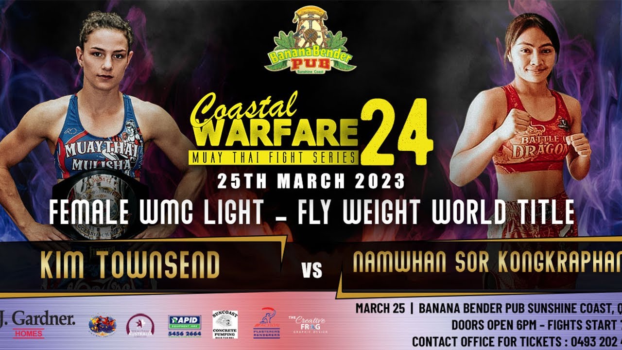 Kim Townsend Vs Namwhan Sor Kongkraphan - WMC World Title background