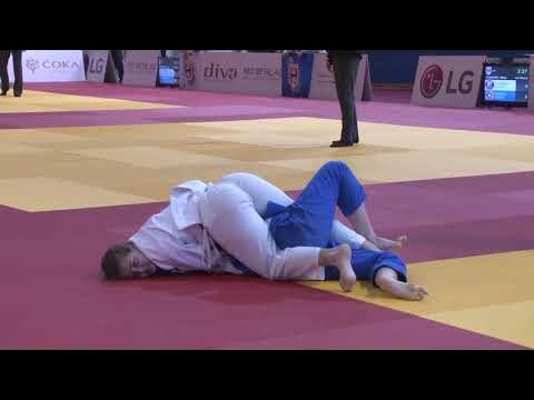 Serbia Women's Judo - Serbian Girl Badly Beaten Dominated backdrop