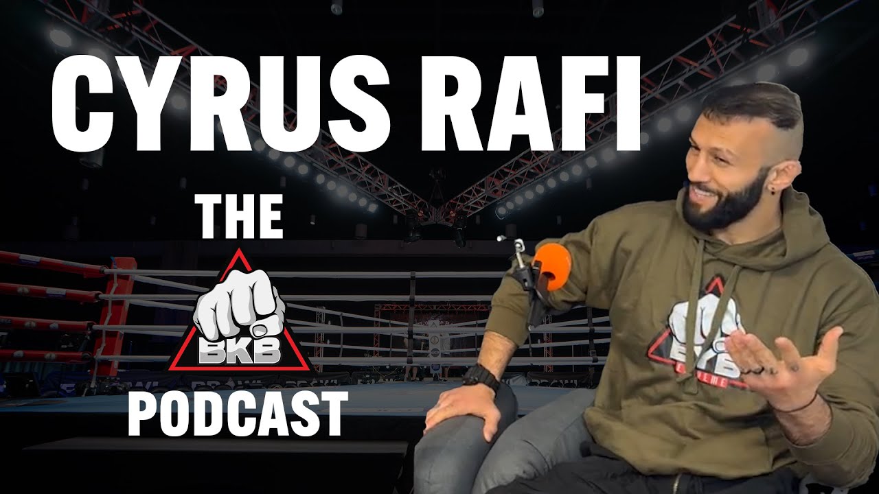 Cyrus Rafi's journey into bare knuckle | The BKB Podcast background