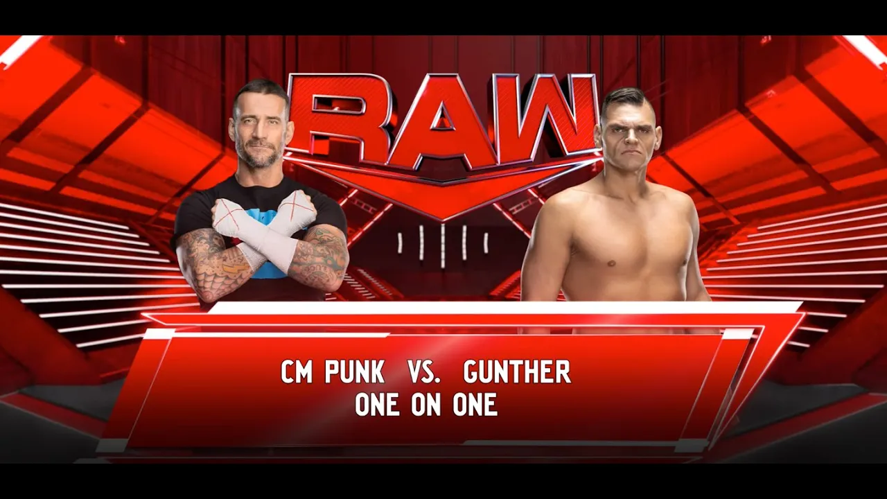 CM Punk vs Gunther