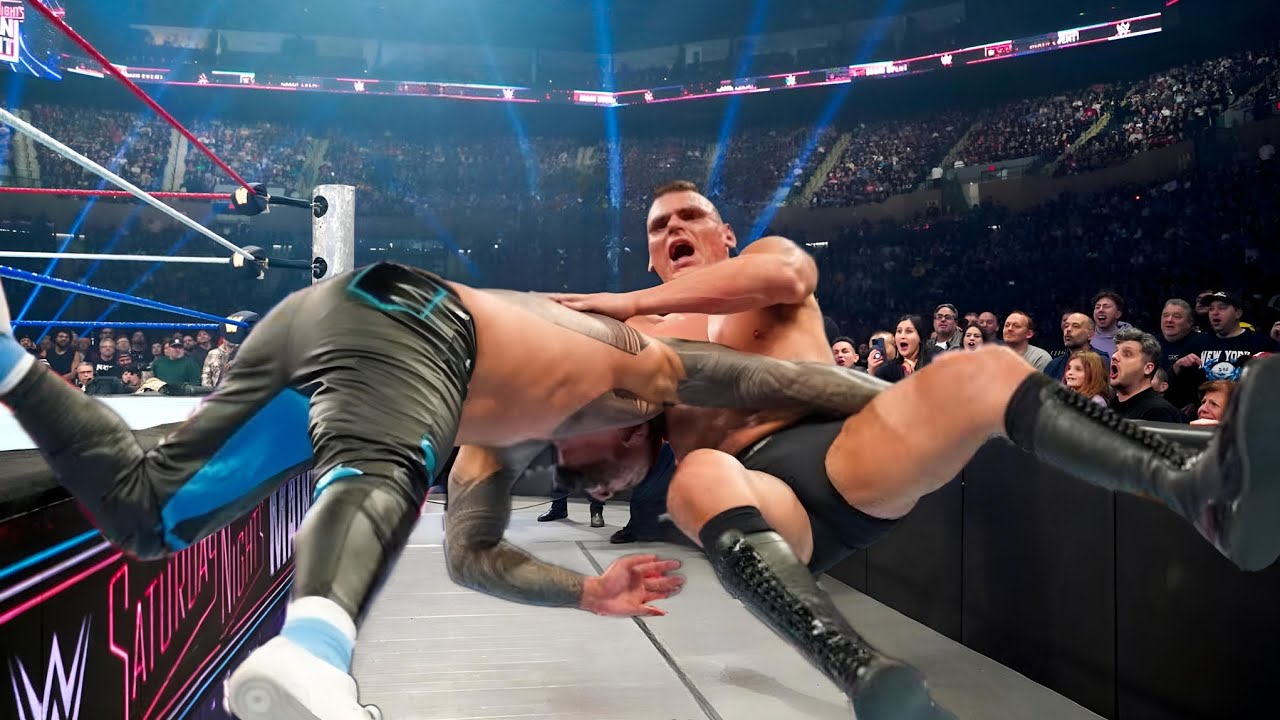Jey Uso Vs Gunther World Heavyweight Championship Match WWE Saturday Night Main Event Highlights