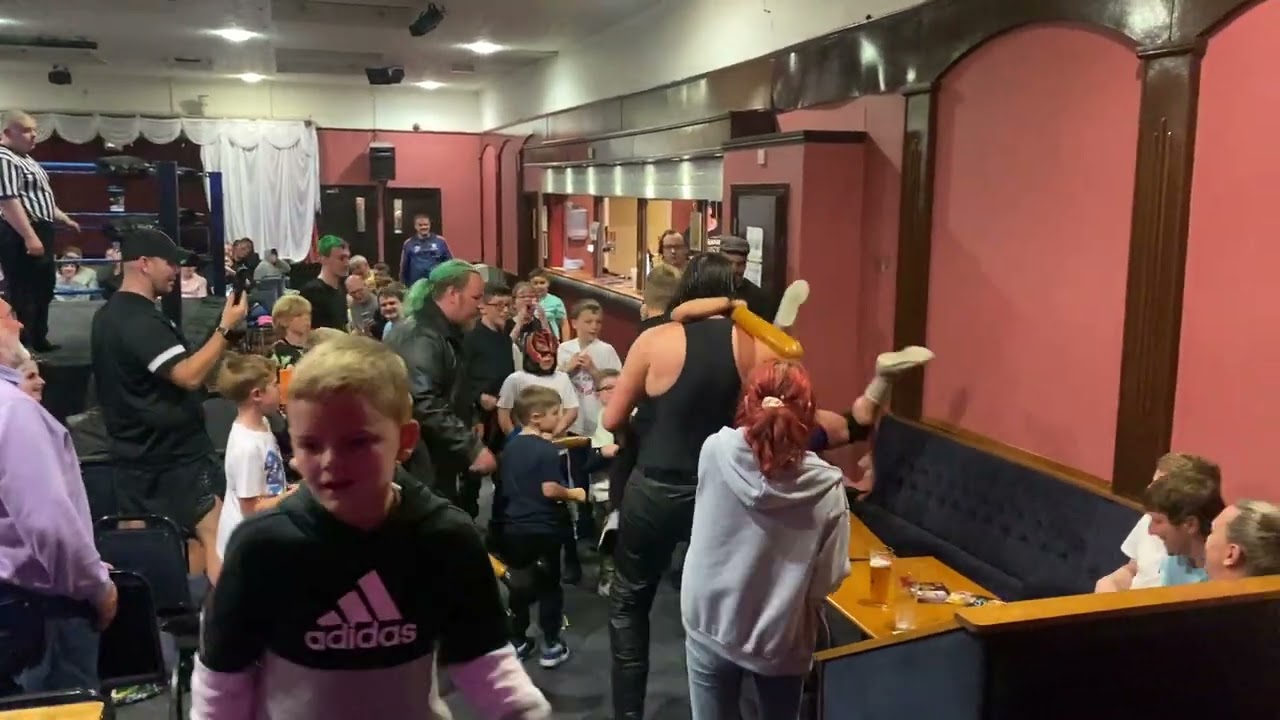 Pro Wrestling Scotland & Big Massive wrestling super show Main Event Krieger vs Davie Blaze background