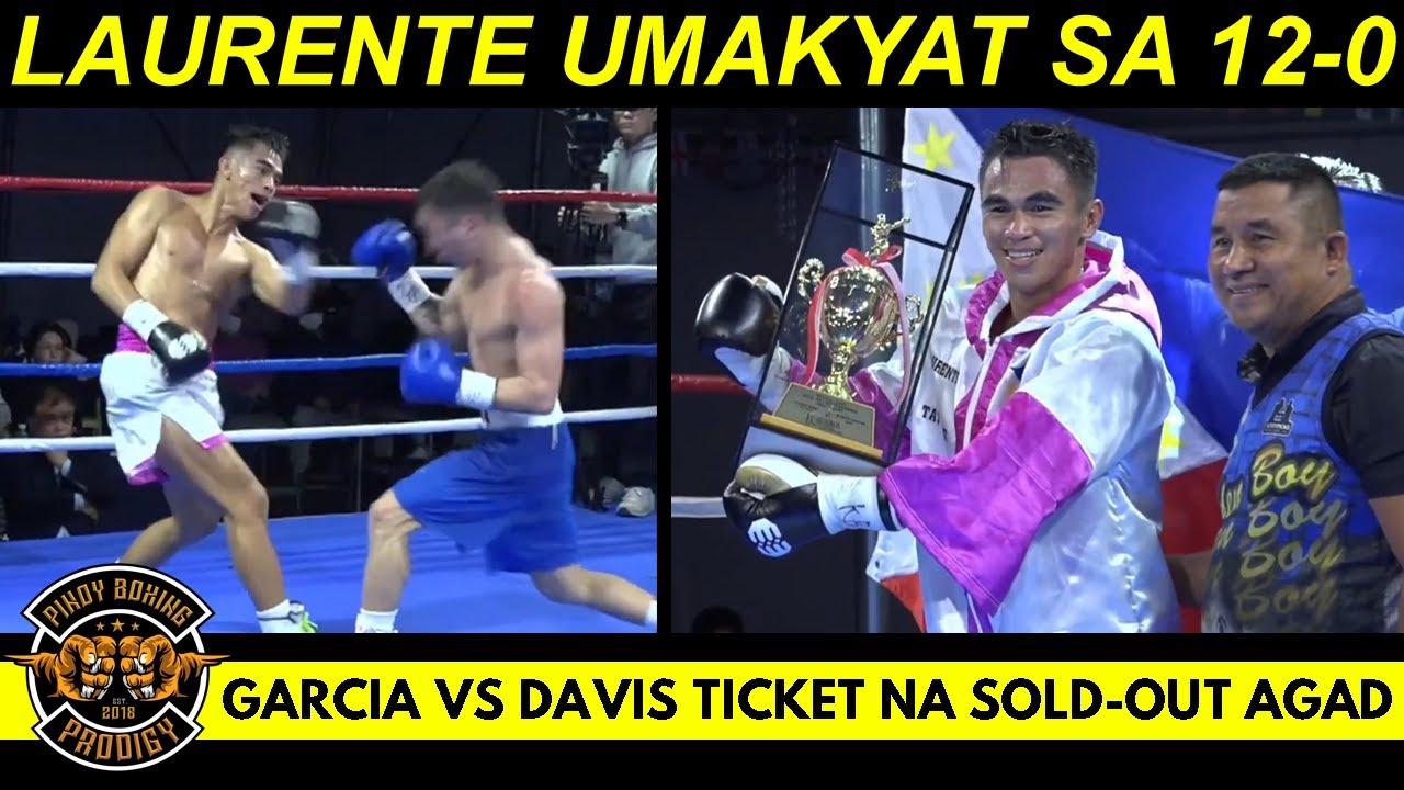 Laurente umakyat na sa 12-0, Mongolian No Match | Tickets para sa Garcia vs Davis agad na SOLD OUT
