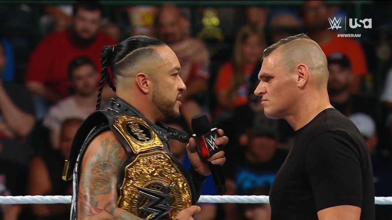 Gunther confronts Damian Priest - WWE RAW 7/15/2024
