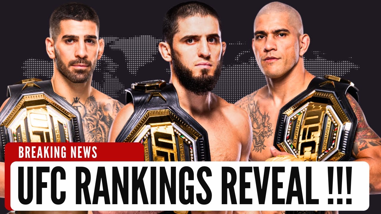 UFC's Top 10 ranking fighters background