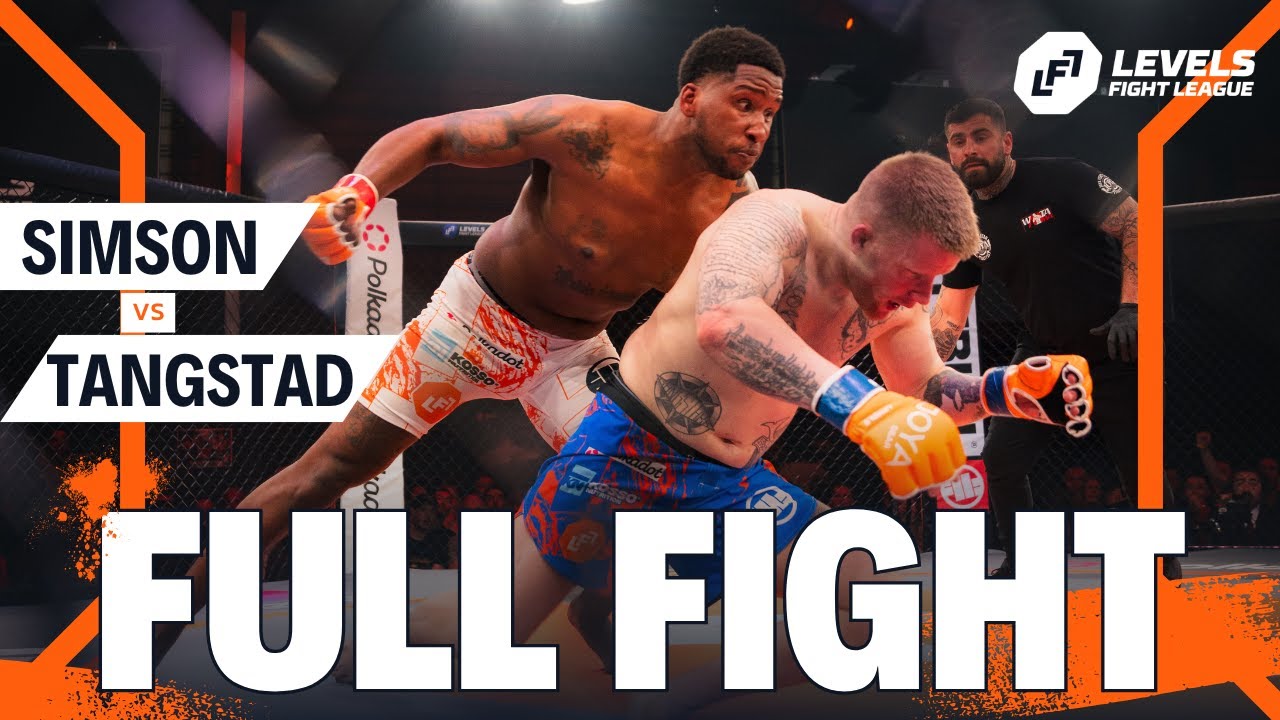 CRAZY KO! MILES SIMSON vs VILJAR TANGSTAD | LFL17 | MMA Full Fight background