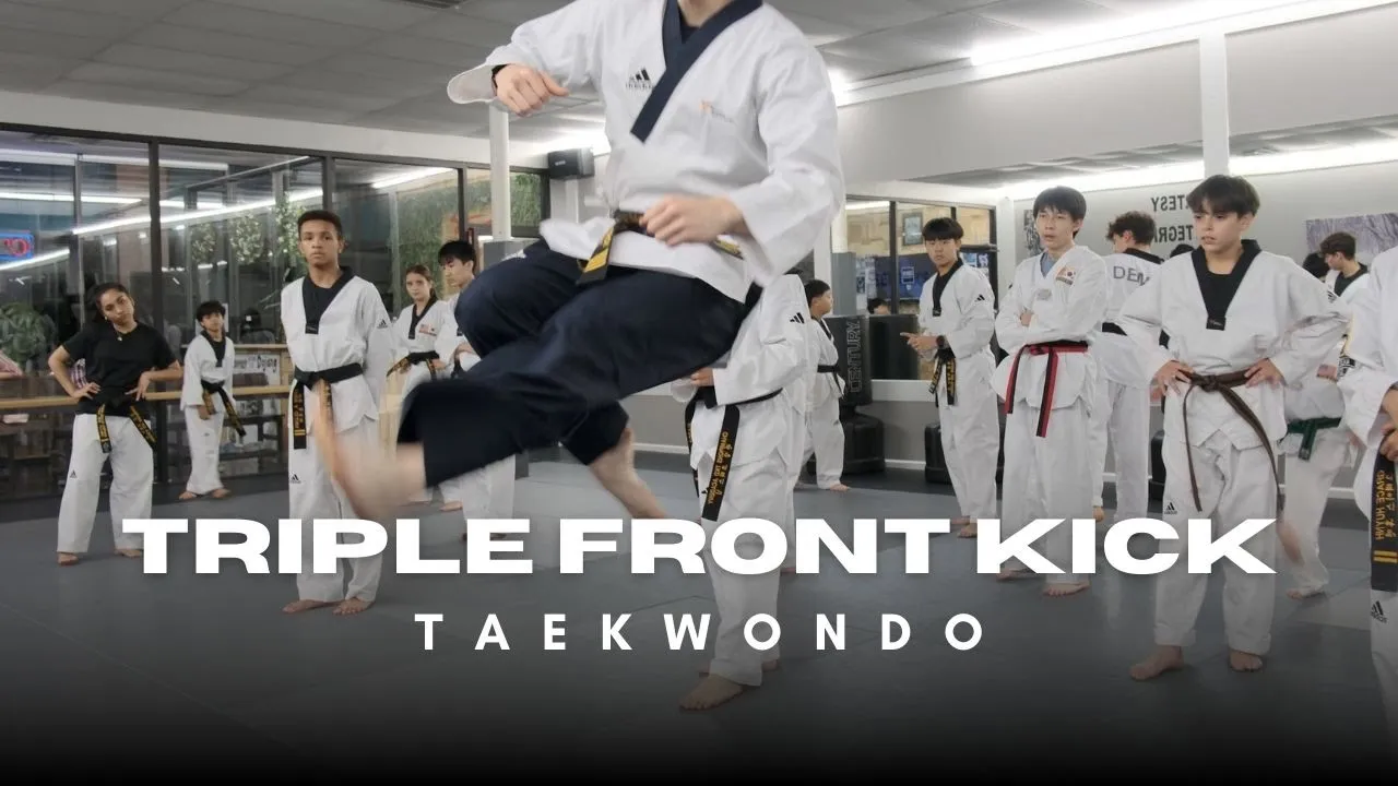 Taekwondo Triple Front Kick Tips