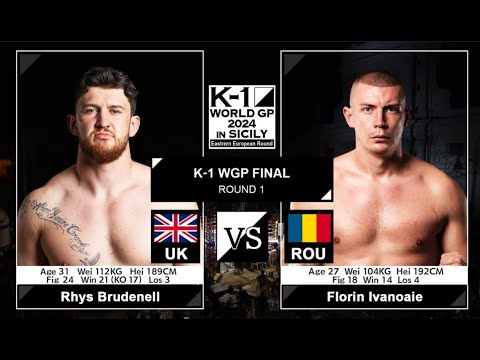 Rhys Brudenell vs Florin | FULL FIGHT | K-1 WORLD GP - Jul.27, 2024