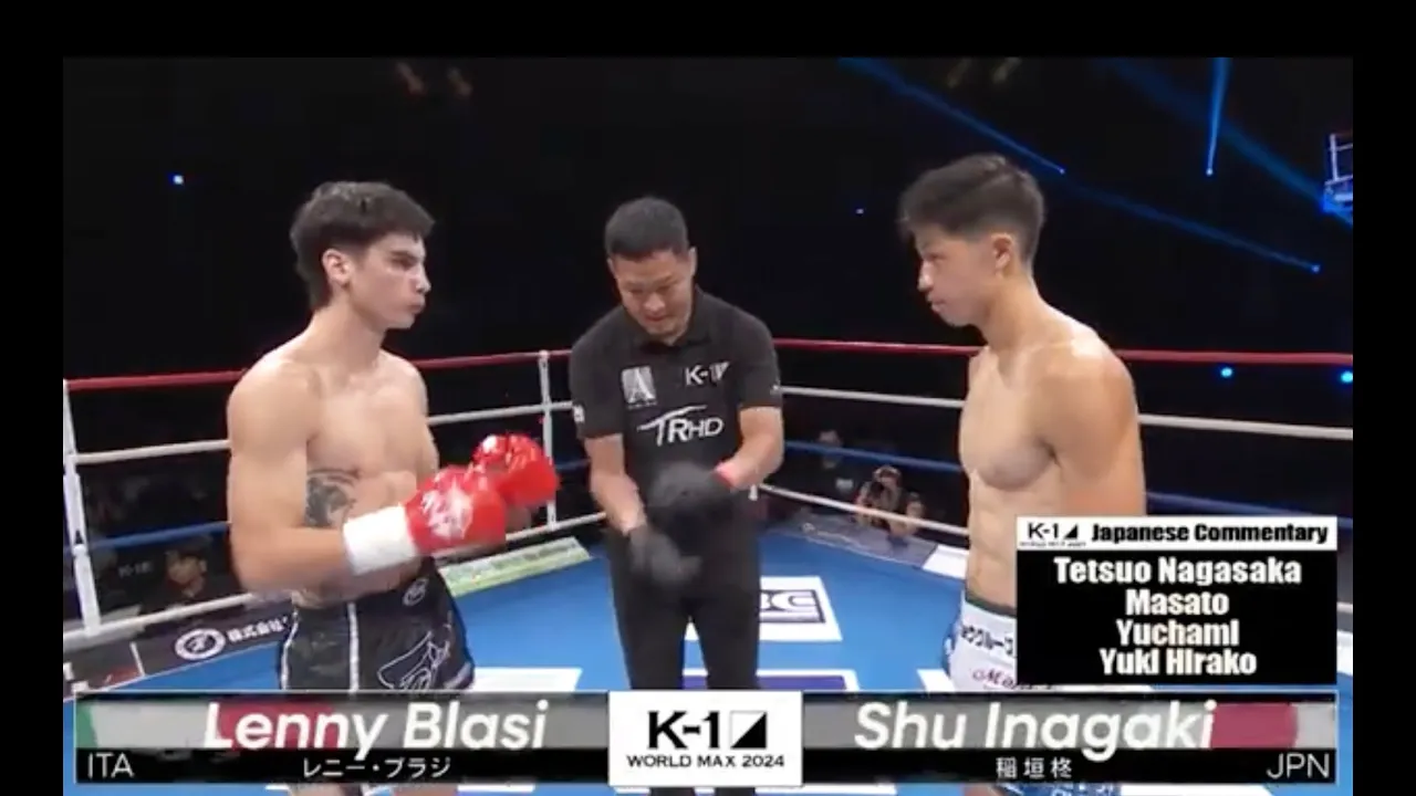 Lenny Blasi vs Shu Inagaki |FULL FIGHT | K-1 WORLD MAX - Sep.29, 2024