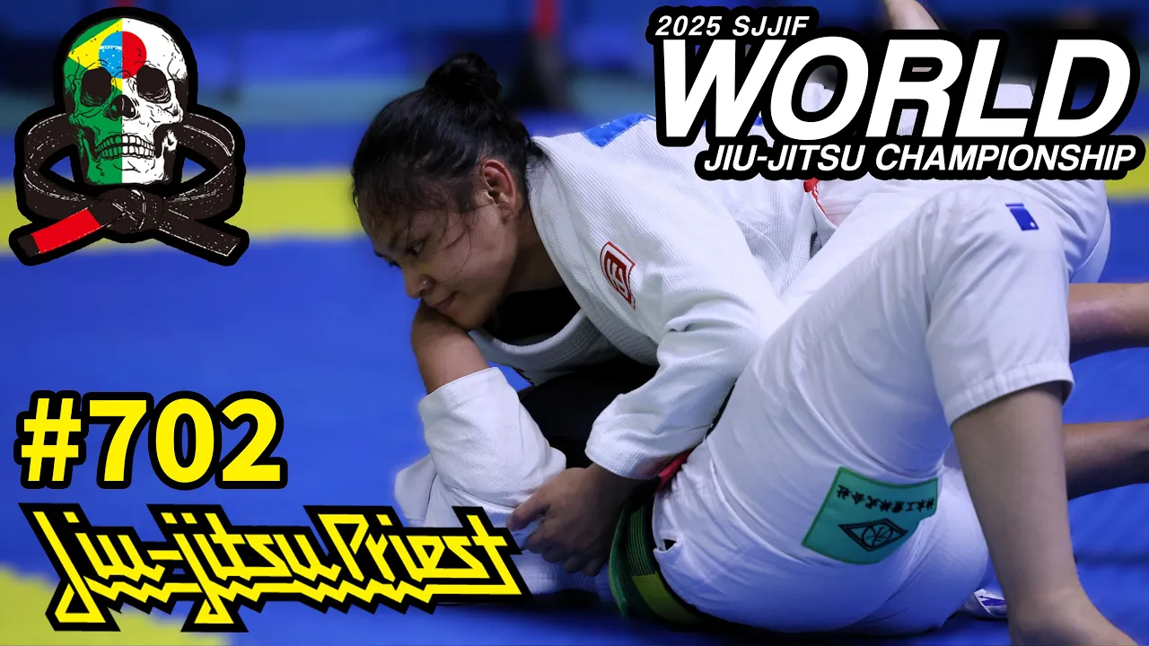 【柔術プリースト】# 702:SJJIF WORLD 2025 Part.5 / 女子アダルト黒帯【ブラジリアン柔術】 backdrop