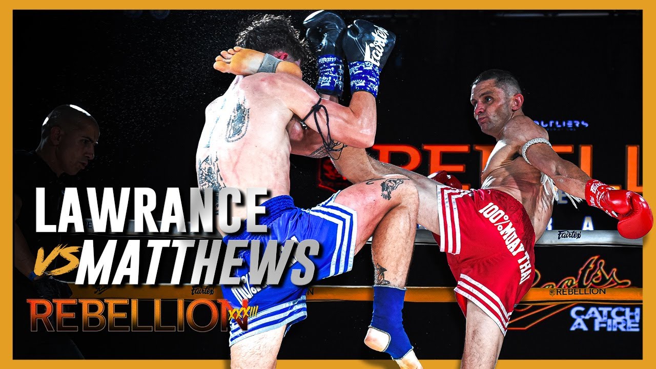 Rebellion Muaythai 33: Carter Lawrance vs Daniel Matthews