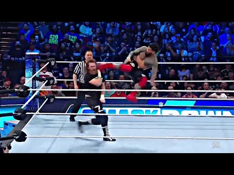 The Usos Superkick Compilation 2023 background