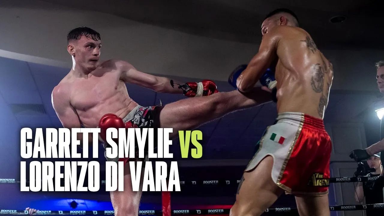 Garrett Smylie 🇮🇪 vs Lorenzo Di Vara 🇮🇹 | Muay Thai Fight background