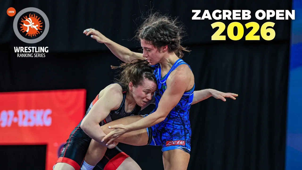 Elizaveta SMIRNOVA (UWW) vs Emanuela LIUZZI (ITA). Zagreb Open 2026 | Quarter Final | WW 50 Kg