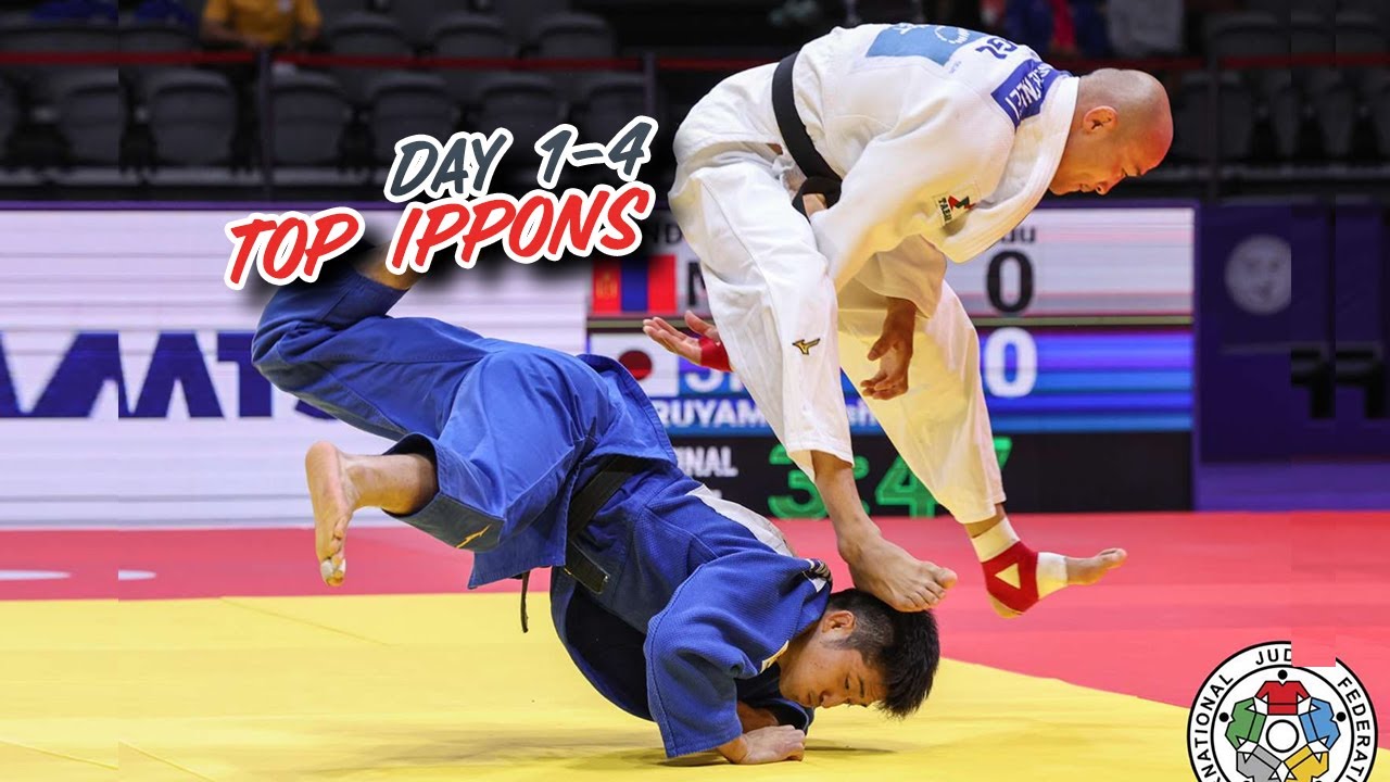 TOP IPPONS - Judo Worlds 2023 Day 1-4 background
