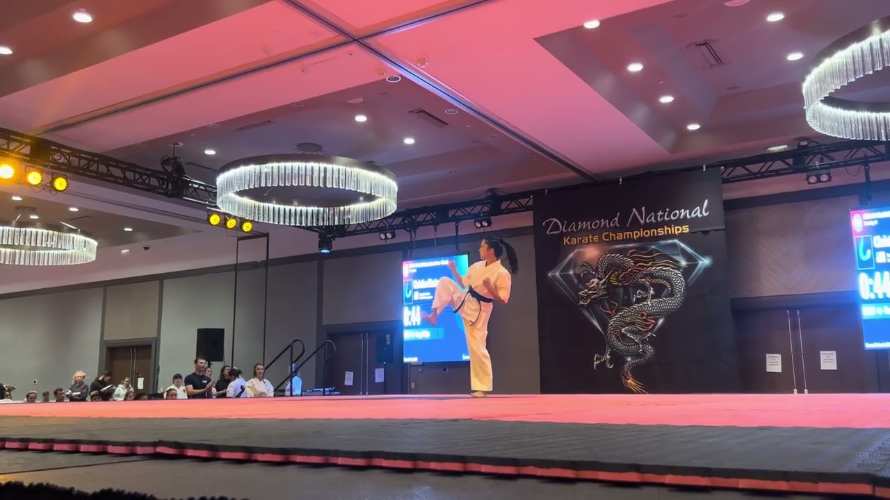 Christine Diestro Women's Korean Forms - Diamond Nationals 2025 background