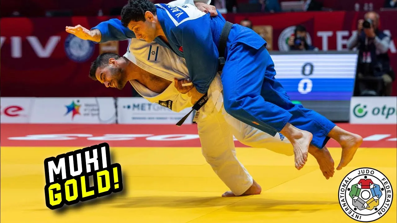 MUKI - Gold at Judo Tel Aviv GS 2023 background
