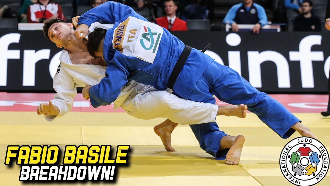 Fabio Basile Judo Break Down! Ouchi Gari's from Both Sides! background
