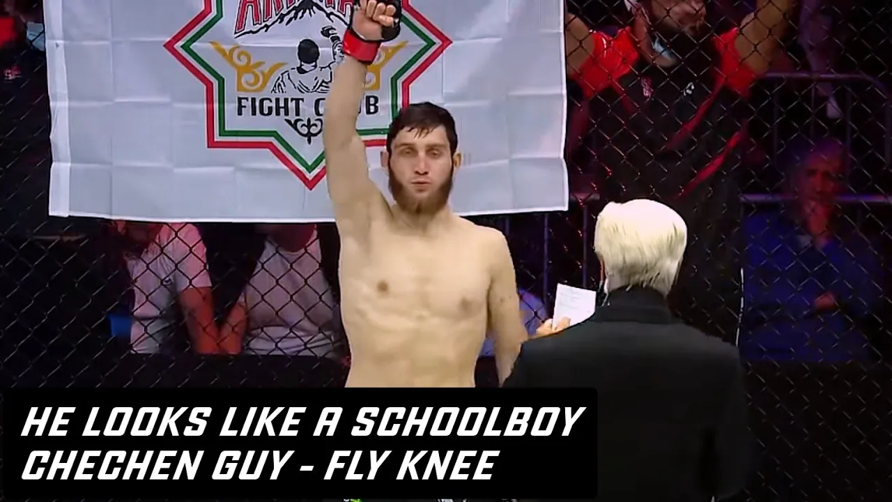 CHECHEN SCHOOLBOY - INCREDIBLE KNOCKOUTS - Askhab Zulaev Highlights - HD background