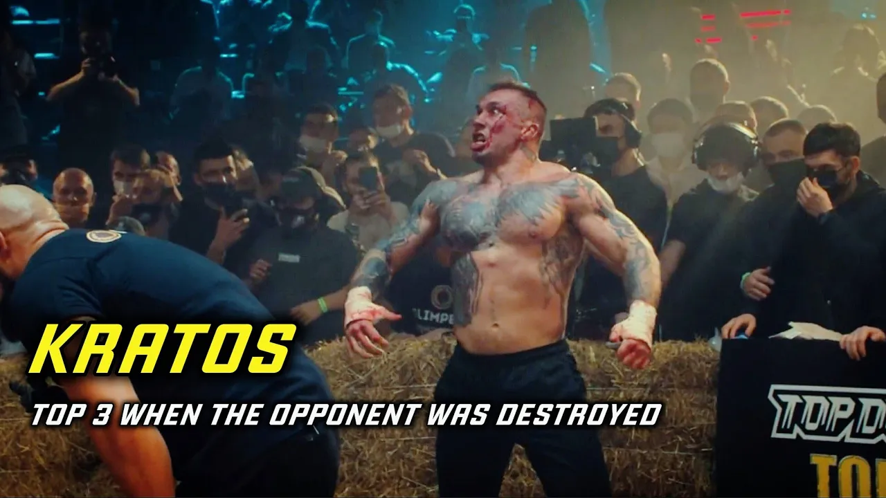 TOP 3 Times KRATOS Has Destroyed Opponents / TOP DOG 2024 background