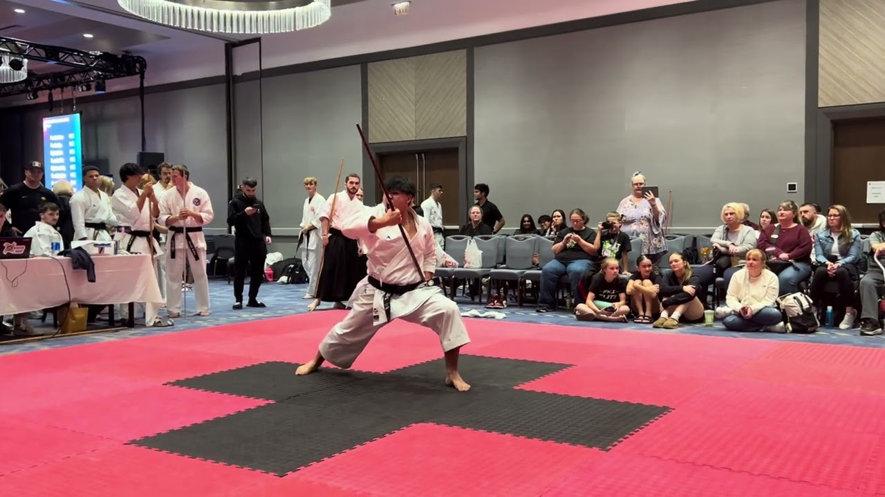 Noah Sansait Men's Non Bladed Traditional Weapons - Diamond Nationals 2025 background