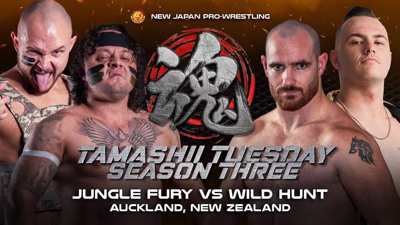 NJPW Tamashii Tuesday [FREE MATCH] – Wild Hunt VS Jungle Fury