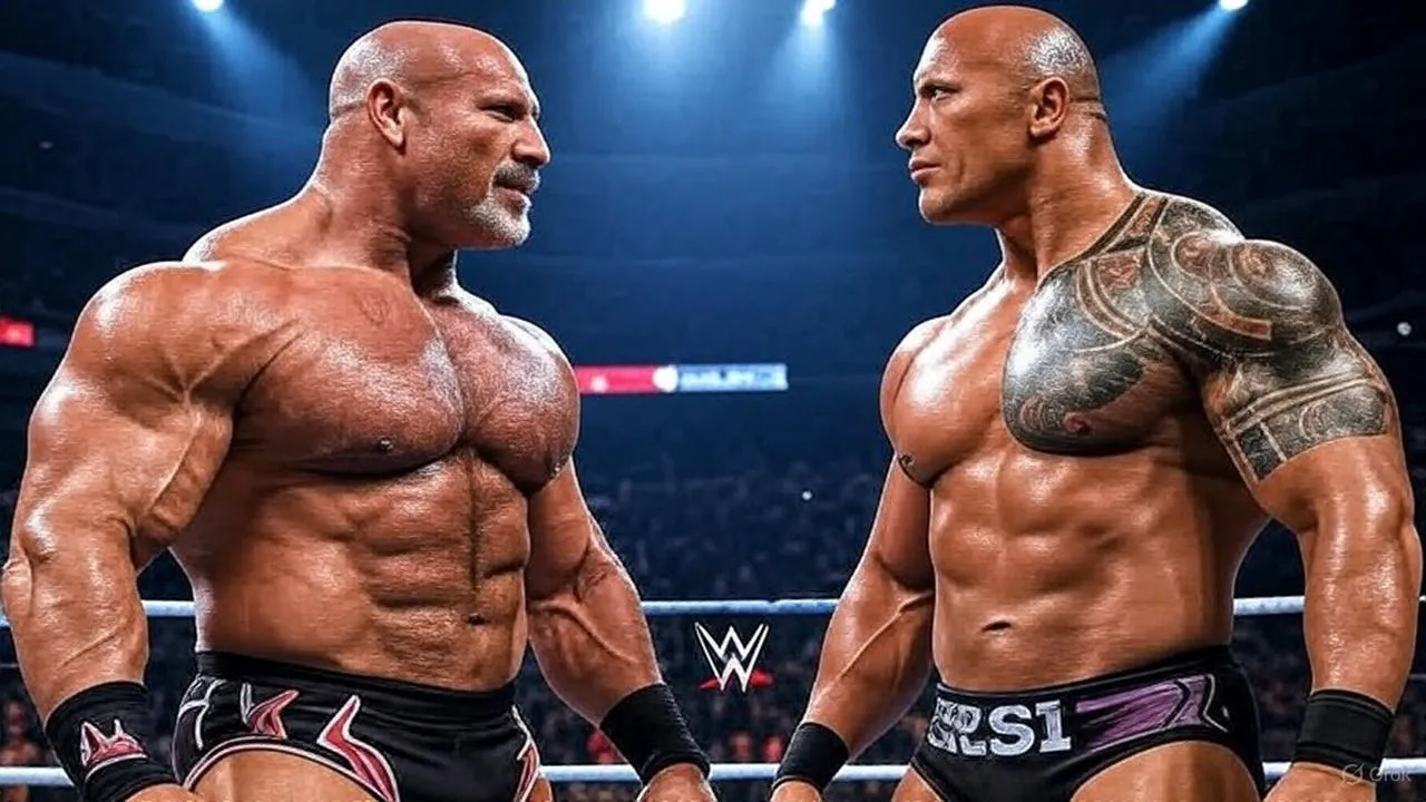 Goldberg vs. The Rock - FULL MATCH : WWE 12 Oct 2025 background