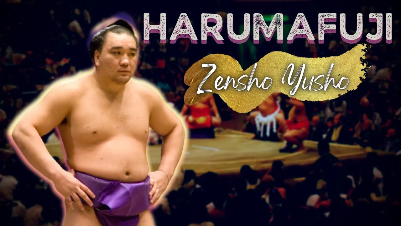 Harumafuji Kōhei - Zensho Yusho - July 2012 Championship background