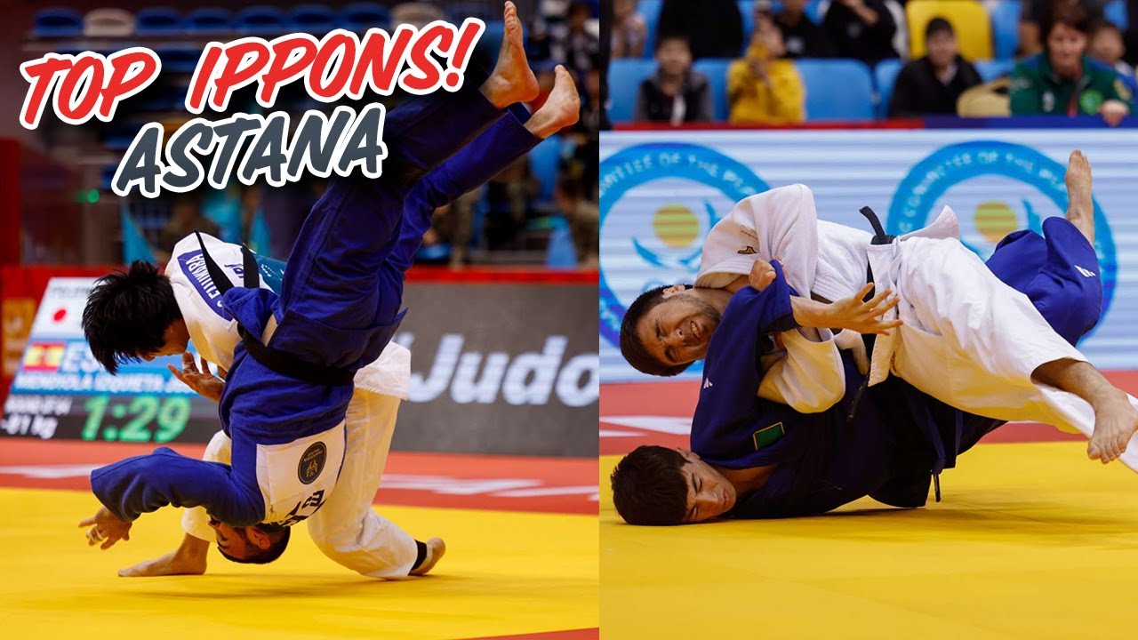 TOP IPPONS - Astana Judo Grand Slam 2024 - PART 2 background