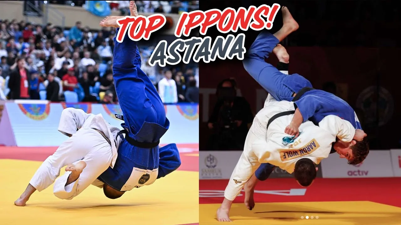 TOP IPPONS - Astana Judo Grand Slam 2024 - PART 1 background
