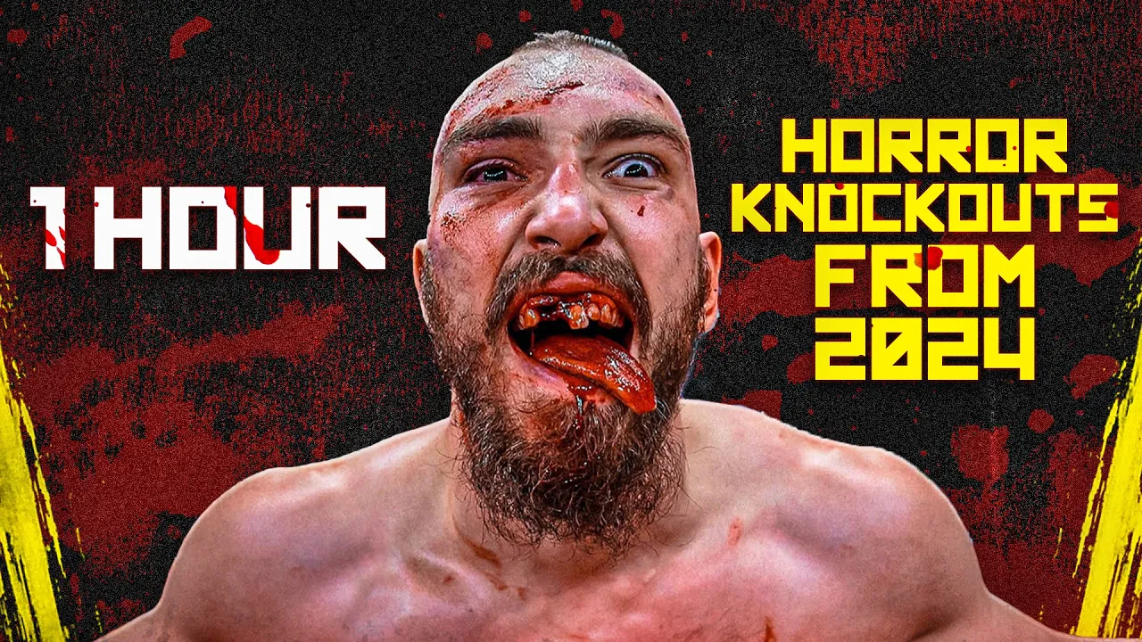 1 Hour Of BRUTAL 2024 KNOCKOUTS background