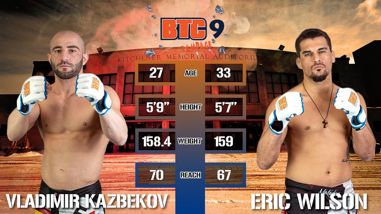 BTC 9: Rampage - Vladimir Kazbekov vs. Eric Wilson - Match #5