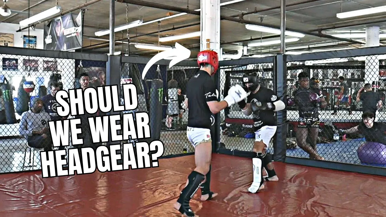 Should we wear headgear in Sparring? (Headbutt Accident) background