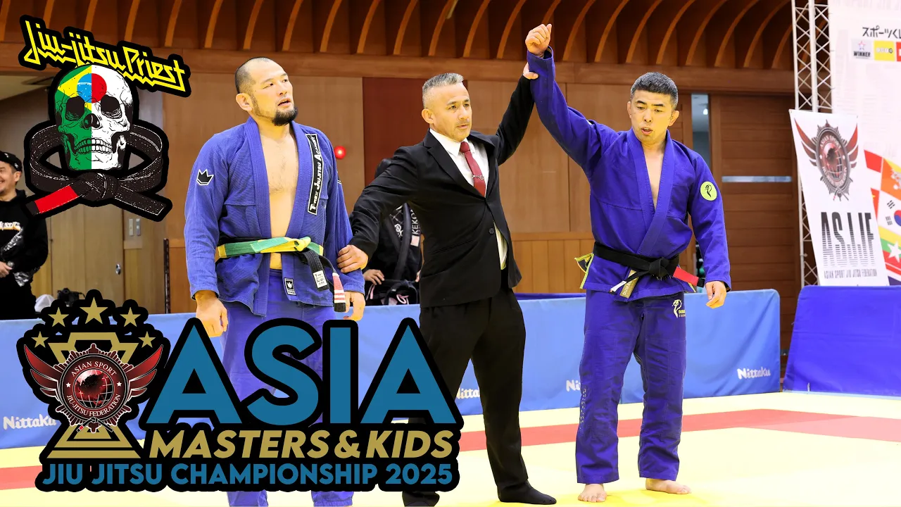 【FULL FIGHT】中村勇太 vs 白木大輔 / ASJJF ASIA MASTERS 2025 【ブラジリアン柔術】 background