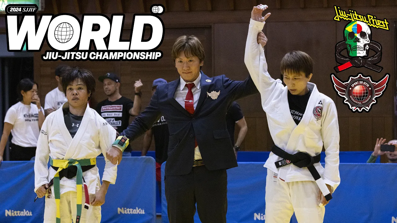 【FULL FIGHT】砂川久美子 vs 深津佐和子 / SJJIF WORLD 2024 【ブラジリアン柔術】Kumiko Sunakawa vs Sawako Fukatsu background