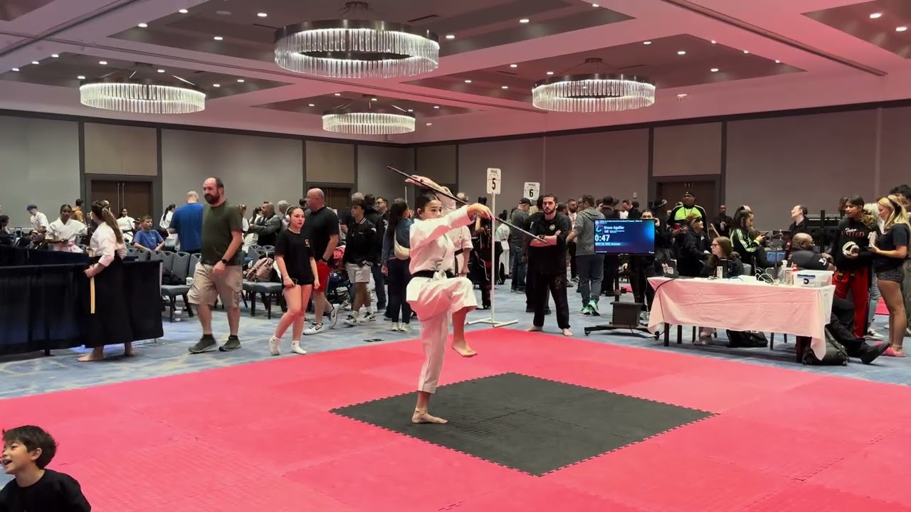 Grace Aguilar 12-13 Girl Traditional Weapons - Diamond Nationals 2025