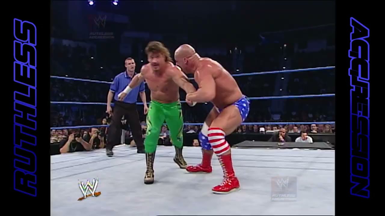 Kurt Angle vs. Eddie Guerrero | SmackDown! (2002) background