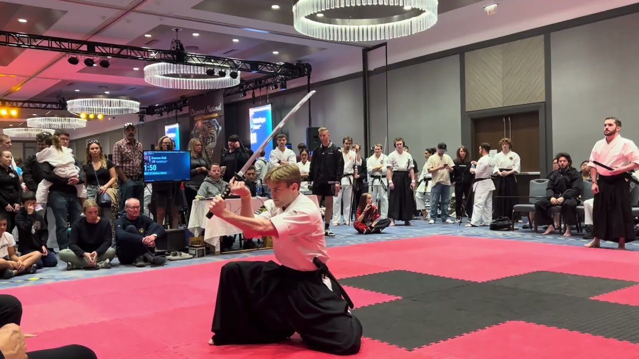 Dawson Holt Men's Bladed Traditional Weapons - Diamond Nationals 2025 background