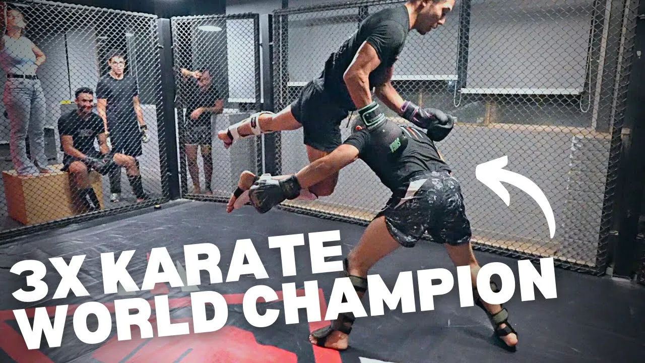 Sparring Egypt's 3x Karate World Champion