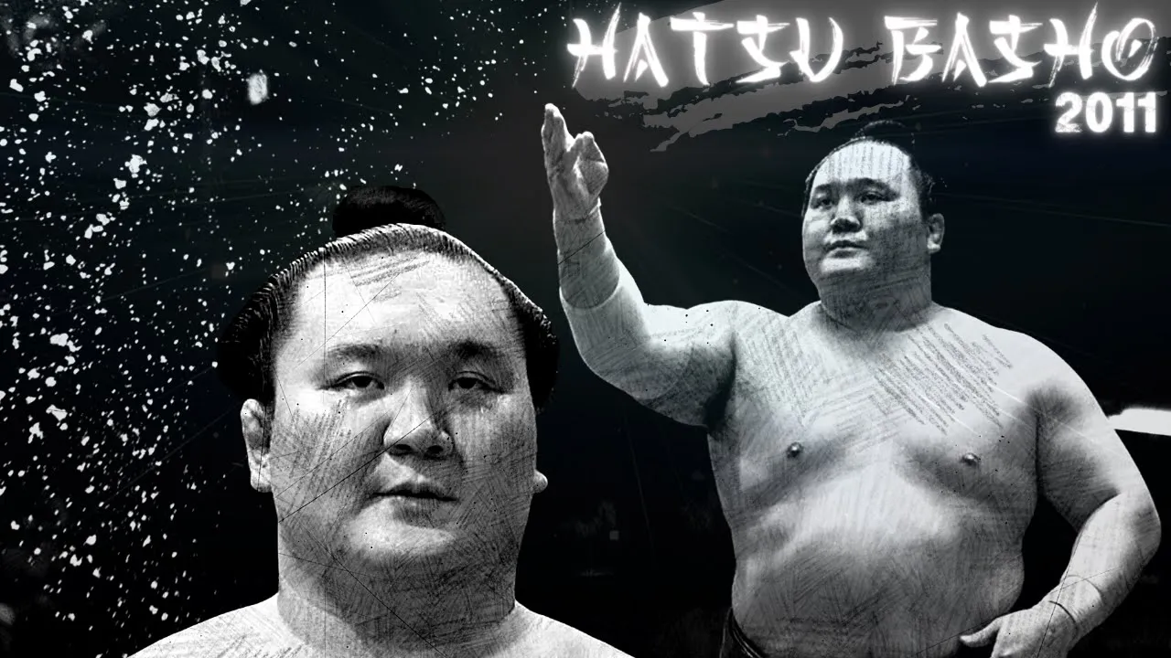 Hakuho Sho - Hatsu Basho 2011 - All Bouts Compilation background