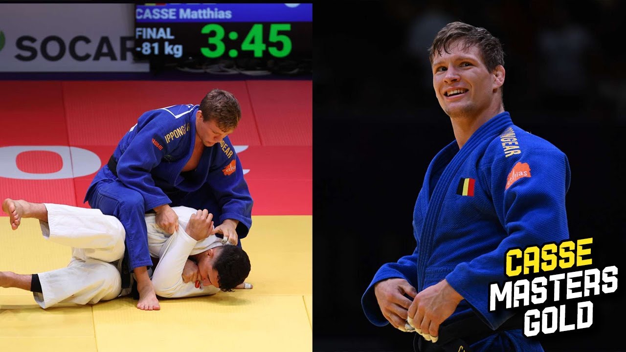 CASSE the newaza master at Judo Masters 2023 backdrop