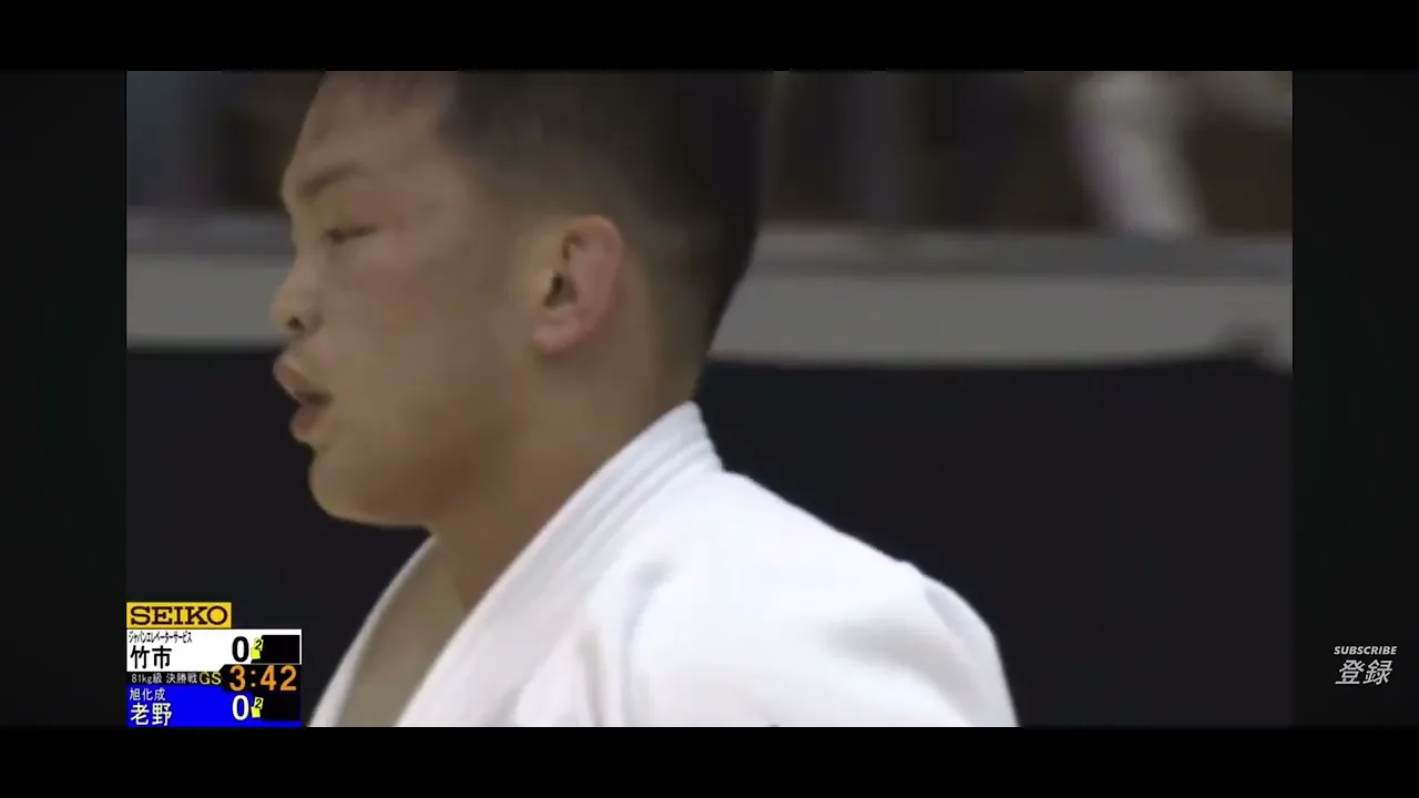 Japanese Judo Is The Best 老野 竹市 選抜2024 background