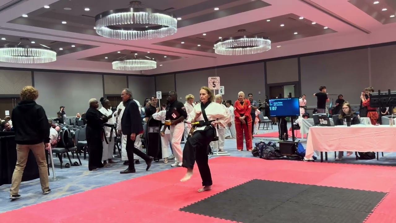 Joann Sainz 60 & Over Women's Traditional Forms - Diamond Nationals 2025 background