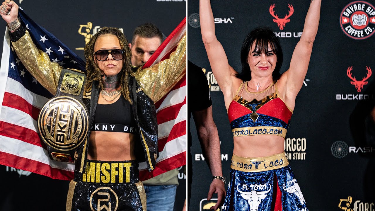 BKFC on DAZN HOLLYWOOD Weigh-In | LIVE! background
