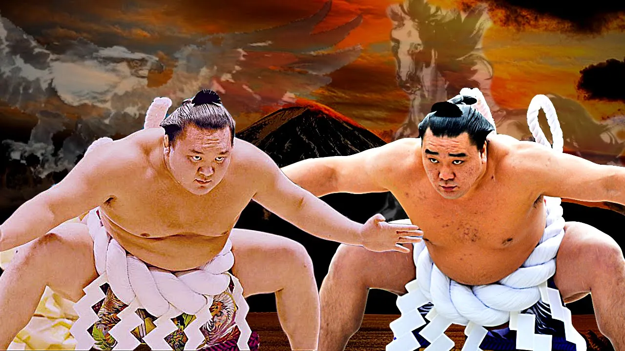 Hakuho vs Harumafuji - All Yokozuna Bouts - Ultimate Compilation background